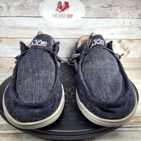 Hey Dude Men's 12 Size Blue‎ Wally Free Arctic Shoes - Picture 4 of 12
